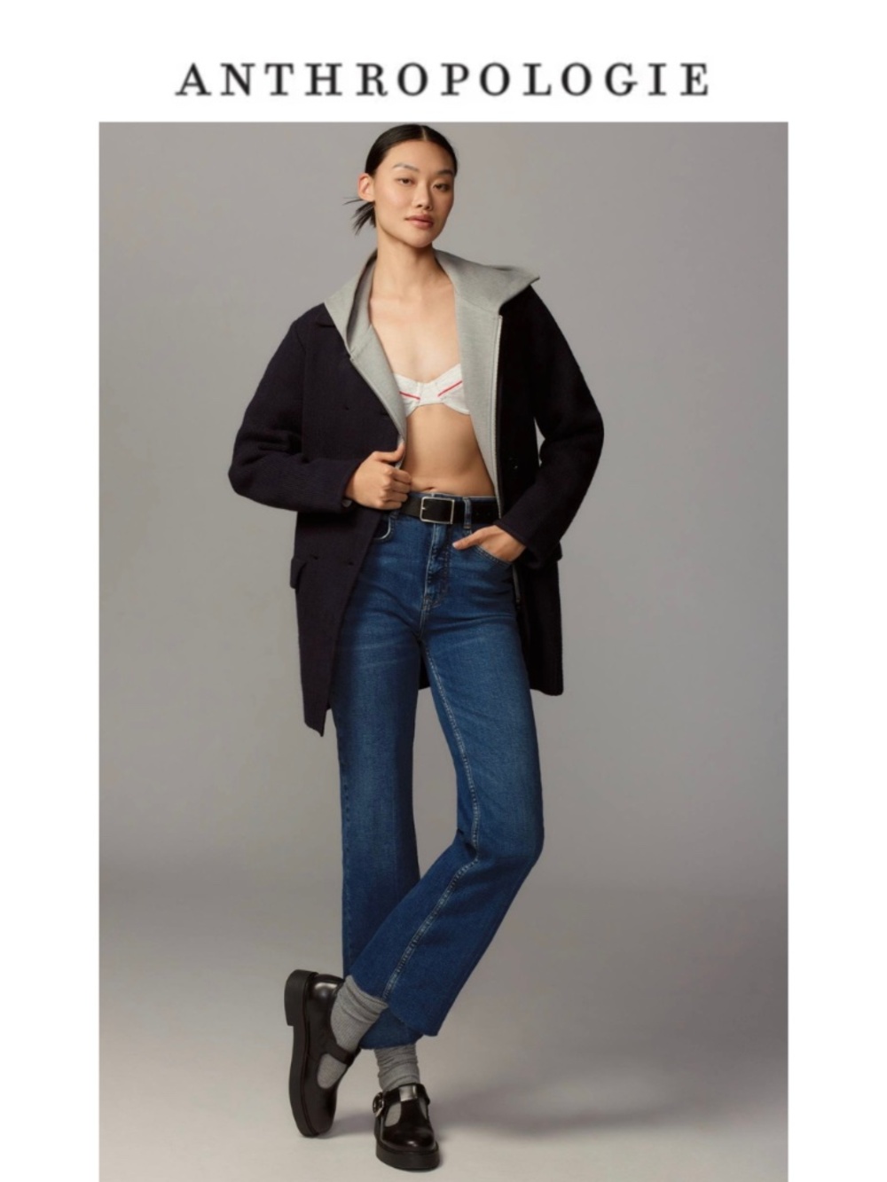 Anthropologie Pilcro Annie High-Rise Straight-Leg Jeans